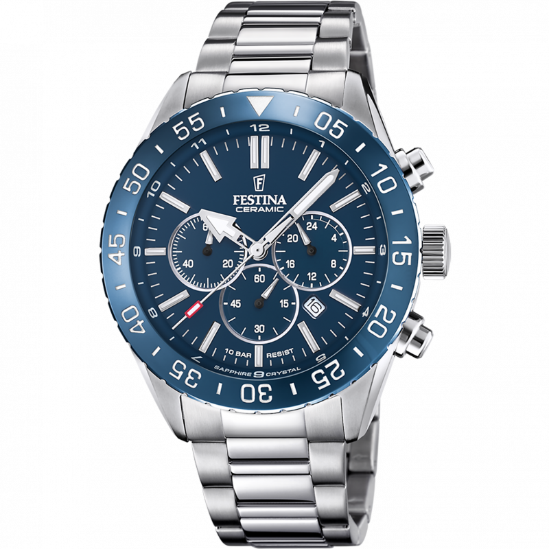 Montre best sale festina bleu