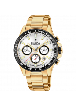 MONTRE FESTINA TIMELESS CHRONOGRAPH F20634 1 BLANC BRACELET D